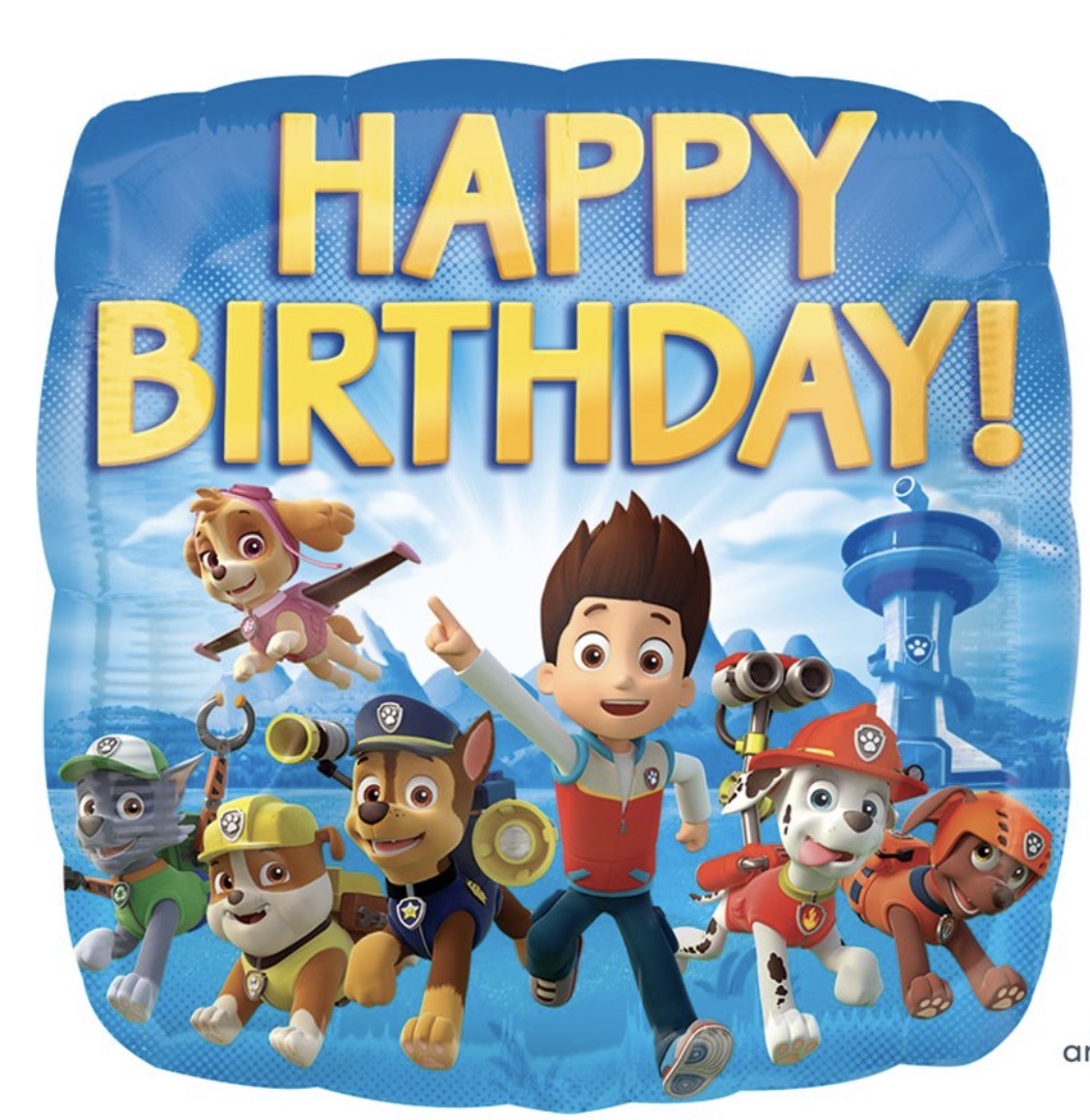 Happy Birthday! Paw Patrol